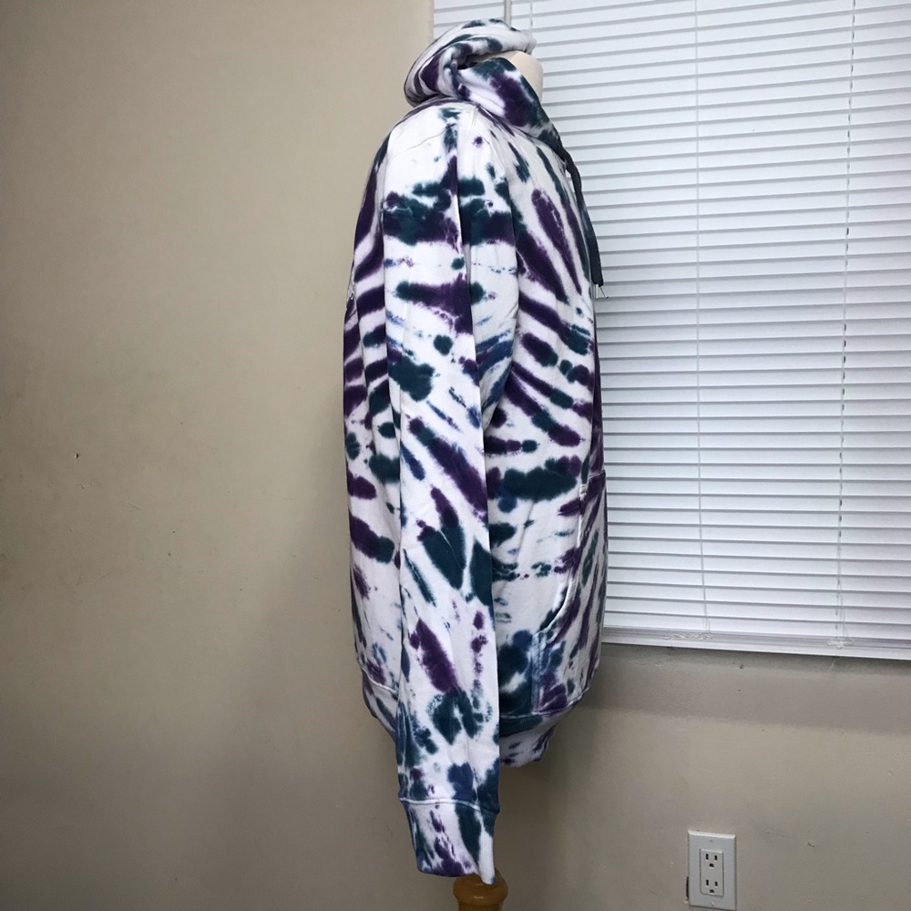 Element Seal BP TD Hoodie Men’s Sz L Tie Dye Multicolor Kangaroo Pocket Pullover - Picture 12 of 16